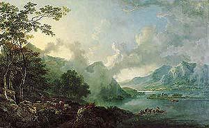 George Barret View of Windermere Lake china oil painting image